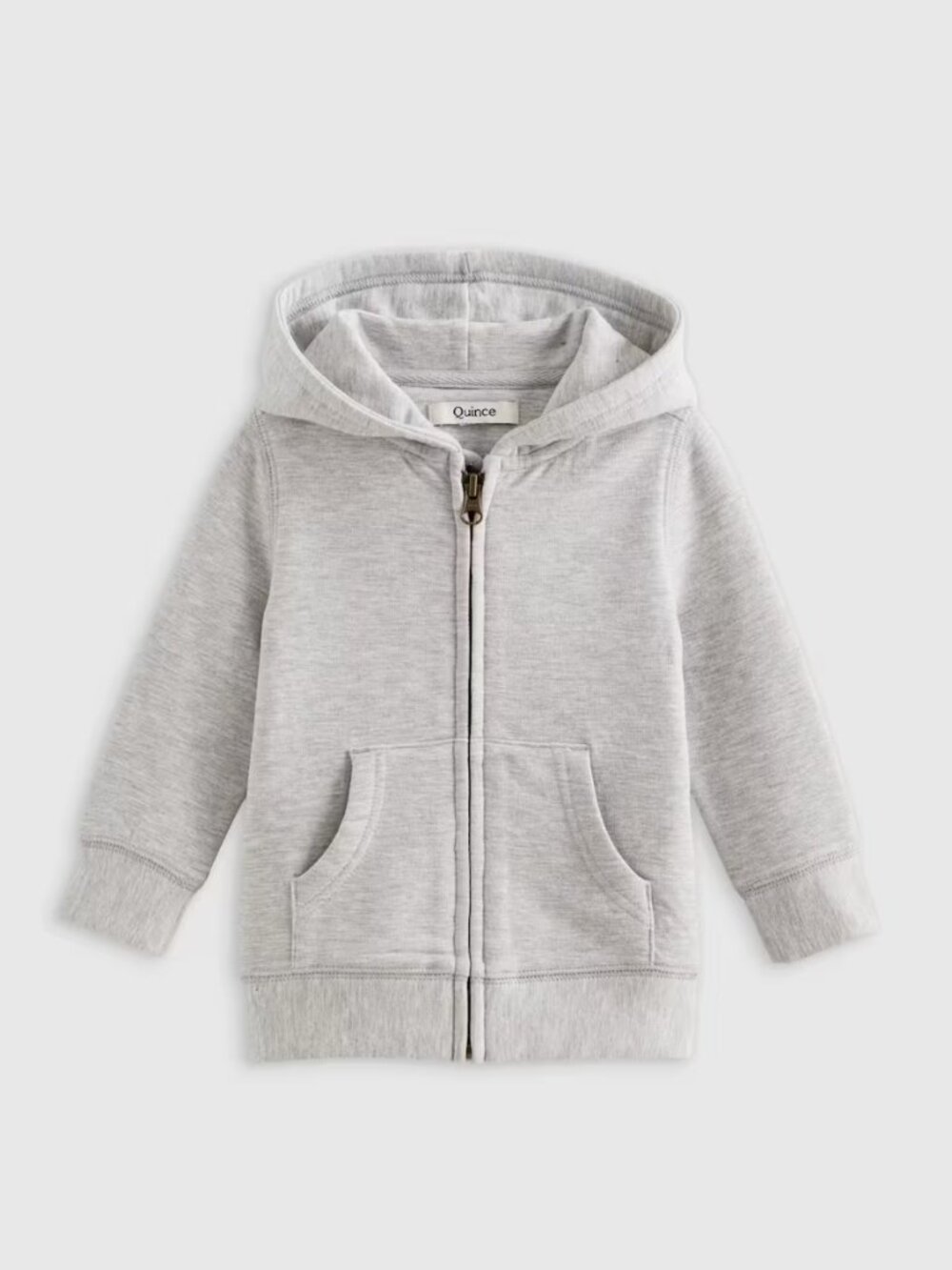Quince SuperSoft Fleece Zip Up Hoodie Blue Size 3-6M